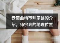 云南曲靖市师宗县的介绍地理位置