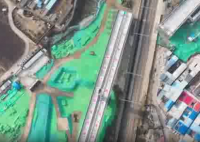 3.69万吨大桥空中成功“转身” 实在太霸气了