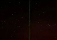 天津上空神秘绿光是UFO?形状像根葱 罕见至极真相简直太意外了