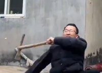 女婿回丈母娘家动手劈柴“翻车” 究竟是怎么回事？