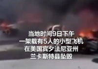美国一飞机坠毁停车场 多车起火 事件始末2025最新消息