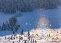 网友在阿勒泰拍到绝美钻石尘 内幕实在让人惊个呆